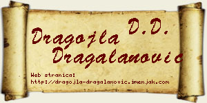 Dragojla Dragalanović vizit kartica